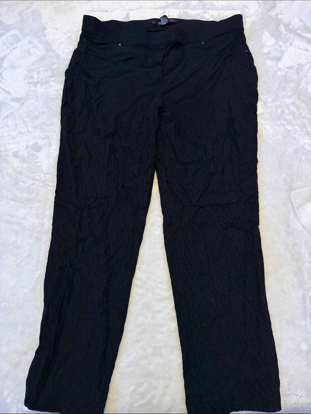 89th & Madison Black Men's Straight-Leg Dress Pants